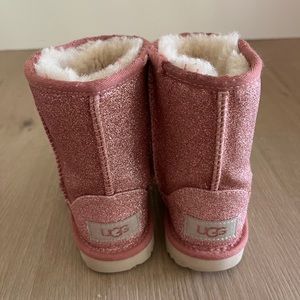 Pink sparkle ugh boots
